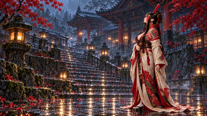 Rainbound Shrine · 16:9